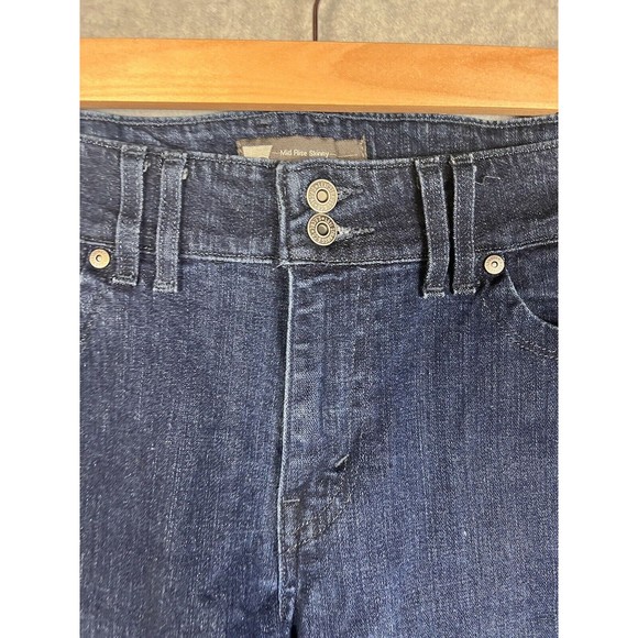 Levi's The Original Jean Mid Rise Skinny Denim Women's  12 M Blue Flap Pockets - Picture 7 of 11